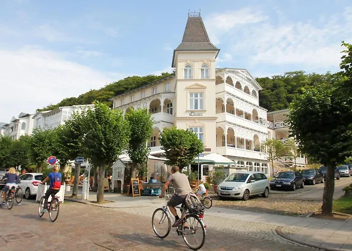 mit Meerblick und Balkon, gratis Nutzung vom AHOI Erlebnisbad und Sauna in Sellin - Meeresblick FeWo 33 Goehren (Ruegen)