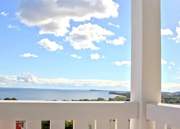 Apartment mit Meerblick und Balkon, gratis Nutzung vom AHOI Erlebnisbad und Sauna in Sellin - Meeresblick FeWo 33 *